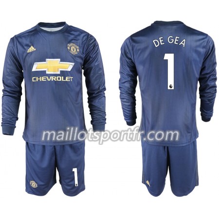 Maillot de Foot Manchester United DE GEA 1 Enfant Troisieme 2018/19 ML